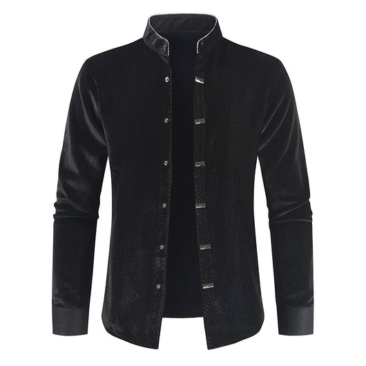 Camisa Manga Larga de Felpa para Hombre - Diseño Moderno y Cálido - Image 15