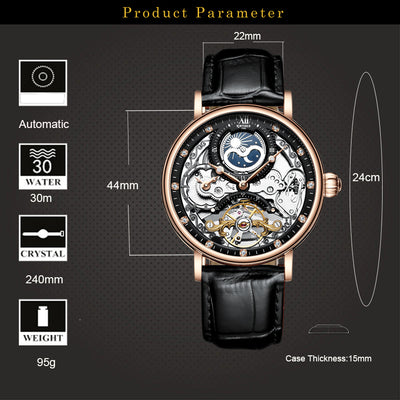 Relojes Mecánicos KINYUED - Precisión y Estilo - Image 26