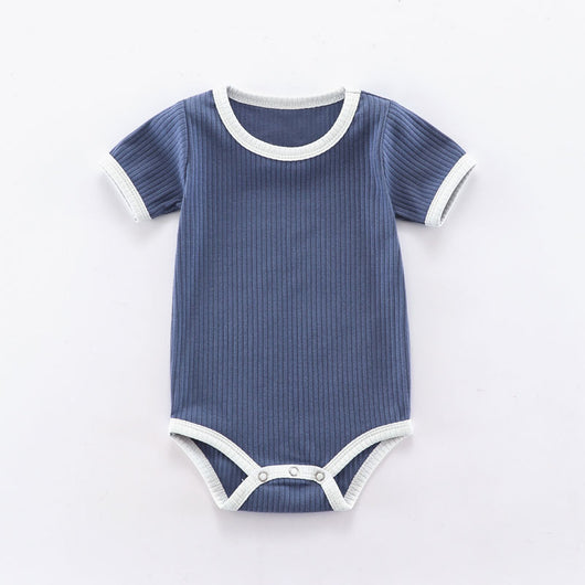 Mono Bebé Verano Ajustado con Costillas - Pijama Cómodo de Una Pieza - Image 11