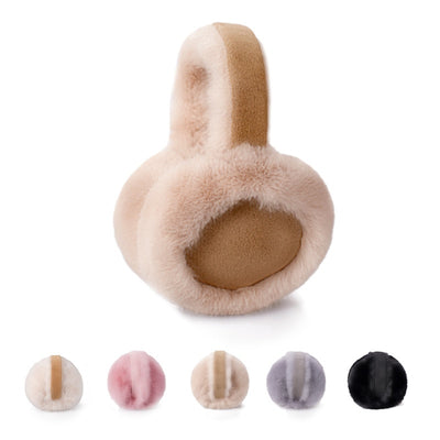 Orejeras Plegables de Felpa para Mujer - Abrigo Otoño e Invierno - Image 10
