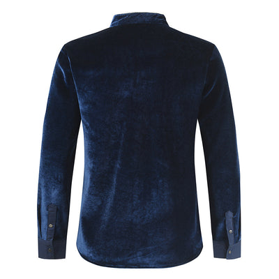 Camisa Manga Larga de Felpa para Hombre - Diseño Moderno y Cálido - Image 20