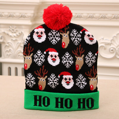 Gorro Navideño Tejido con Luz LED Multicolor - Image 16
