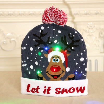Gorro Navideño Tejido con Luz LED Multicolor - Image 21