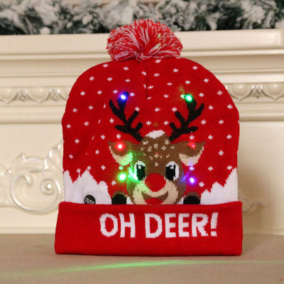 Gorro Navideño Tejido con Luz LED Multicolor - Image 23