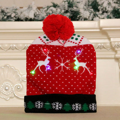 Gorro Navideño Tejido con Luz LED Multicolor - Image 24