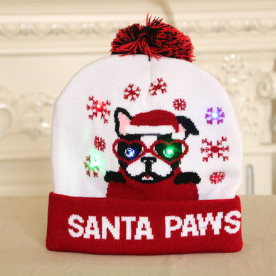 Gorro Navideño Tejido con Luz LED Multicolor - Image 25