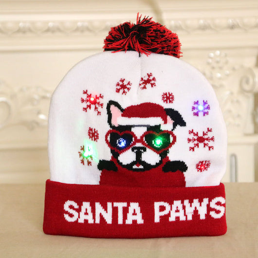 Gorro Navideño Tejido con Luz LED Multicolor - Image 25