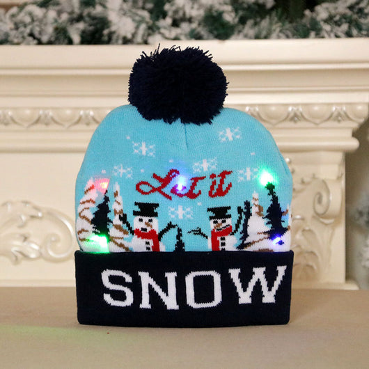 Gorro Navideño Tejido con Luz LED Multicolor - Image 26
