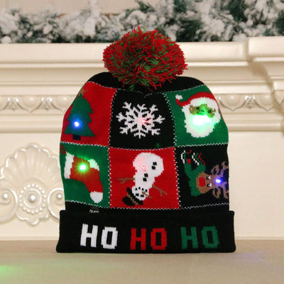 Gorro Navideño Tejido con Luz LED Multicolor - Image 27