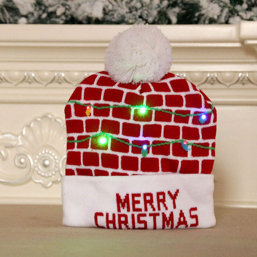 Gorro Navideño Tejido con Luz LED Multicolor - Image 28