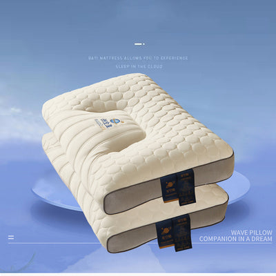 Almohada de Látex Natural con Soporte Cervical y Tecnología de Descanso - Image 11