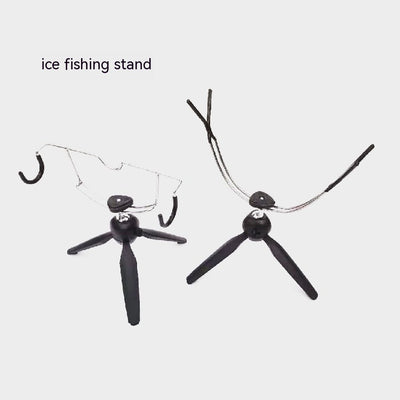 Soporte Plegable Doble para Caña de Pesca en Hielo - Image 11