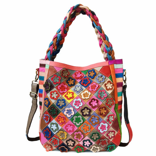 Bolso Bandolera Mujer Cuadros Diamante con Costura Decorativa - Image 12