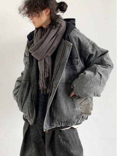 Chaqueta Denim Vintage con Lavado Desgastado - Image 7