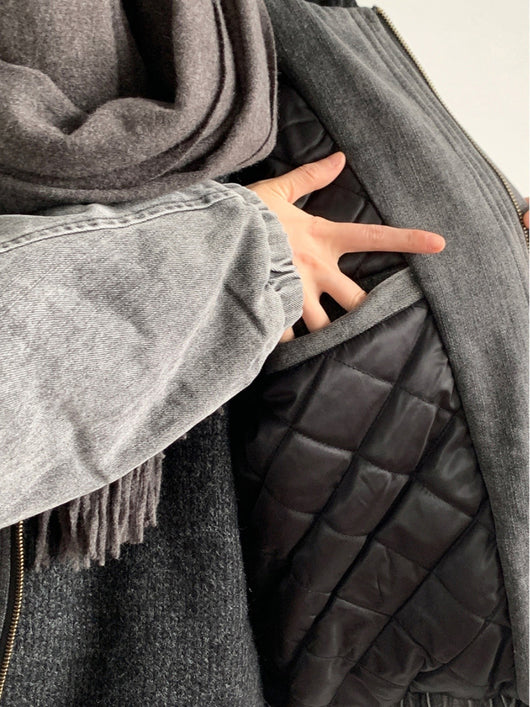 Chaqueta Denim Vintage con Lavado Desgastado - Image 10