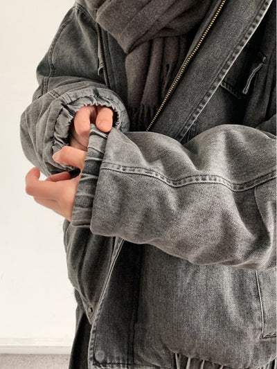 Chaqueta Denim Vintage con Lavado Desgastado - Image 11