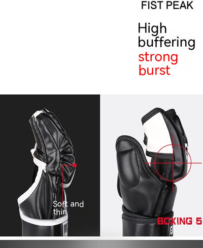 Guantes de Boxeo Mitones para Hombre y Mujer - Entrenamiento Profesional - Image 8