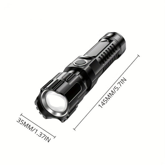 Linterna LED Recargable USB con Zoom para Camping y Exterior - Image 16