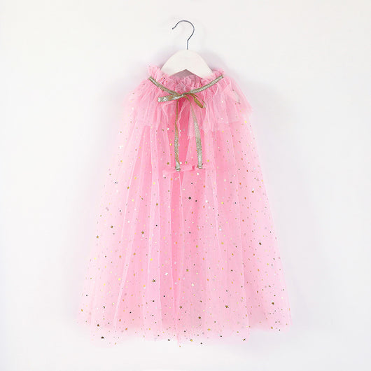 Capa Navideña Infantil con Red de Lentejuelas Brillantes - Image 18