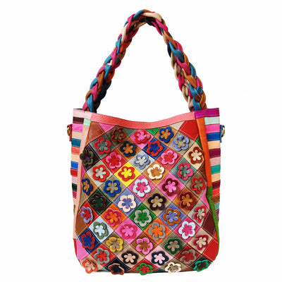 Bolso Bandolera Mujer Cuadros Diamante con Costura Decorativa - Image 17