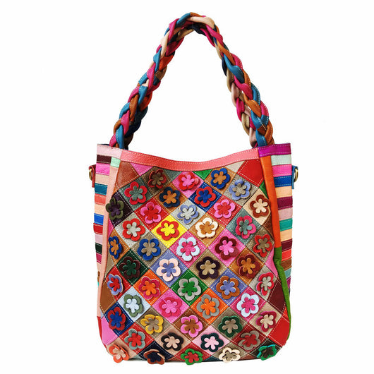 Bolso Bandolera Mujer Cuadros Diamante con Costura Decorativa - Image 17