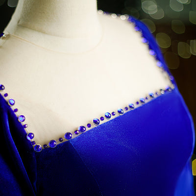 Vestido Francés de Terciopelo con Mangas Largas para Mujer - Image 7