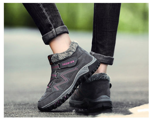 Botas de Nieve Impermeables para Hombre y Mujer Talla Grande - Calidez y Agarre Antideslizante - Image 11