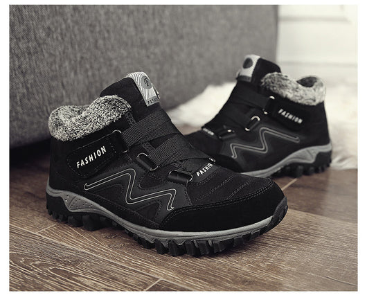 Botas de Nieve Impermeables para Hombre y Mujer Talla Grande - Calidez y Agarre Antideslizante - Image 12