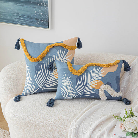 Funda de Almohada Decorativa Morandi con Textura Acolchada - Image 18