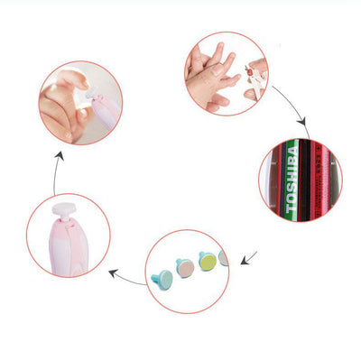Limador de Uñas Eléctrico Multifuncional Anti-Arañazos para Bebés - Image 48