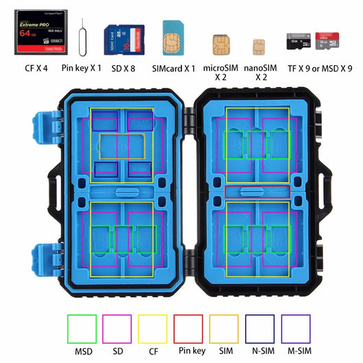 Estuche Impermeable Fat Cow para Tarjetas de Memoria y Almacenamiento - Image 24