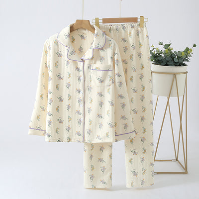 Pijama Invierno Mujer Algodón Grueso Holgado y Cómodo - Image 13