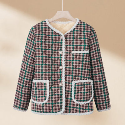 Abrigo de Algodón Clásico con Forro Polar para Otoño e Invierno - Image 11