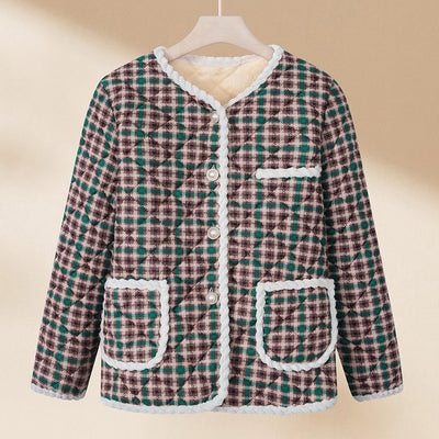 Abrigo de Algodón Clásico con Forro Polar para Otoño e Invierno - Image 12