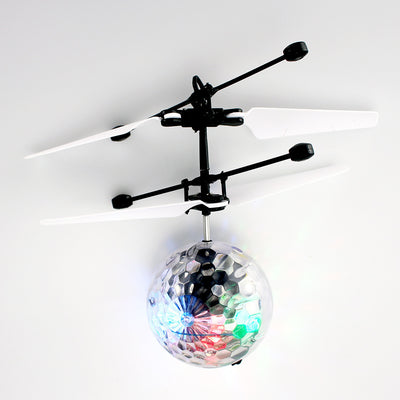 Lámpara Colgante Bola de Cristal con Luz LED Inductiva Multicolor - Image 10