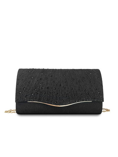 Cartera de Noche con Strass y Diamantes - Bolso Elegante para Fiesta y Gala - Image 13