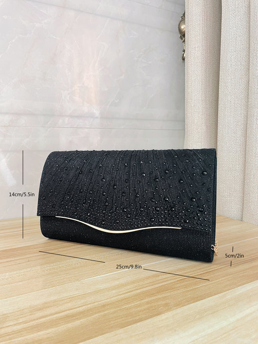 Cartera de Noche con Strass y Diamantes - Bolso Elegante para Fiesta y Gala - Image 17