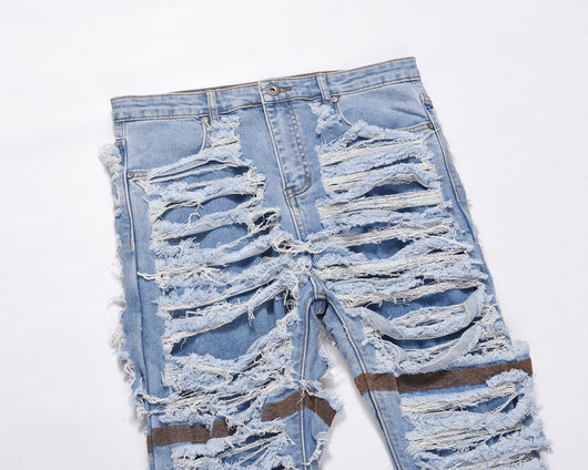 Jeans Vintage Desgastados con Roturas en las Rodillas - Image 15