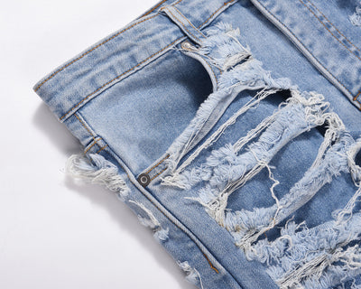 Jeans Vintage Desgastados con Roturas en las Rodillas - Image 17