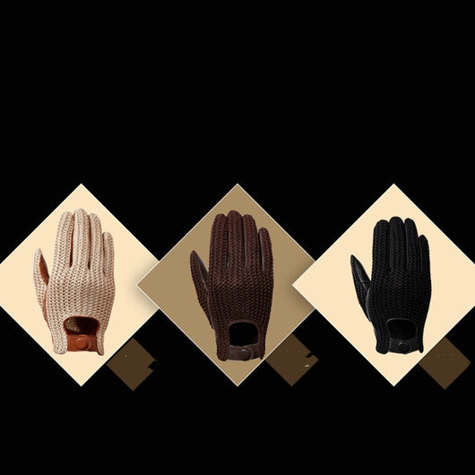 Guantes de Piel de Cabra Antideslizantes para Motocicleta - Image 10