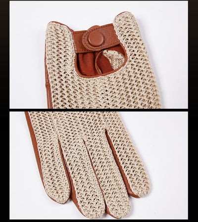 Guantes de Piel de Cabra Antideslizantes para Motocicleta - Image 11