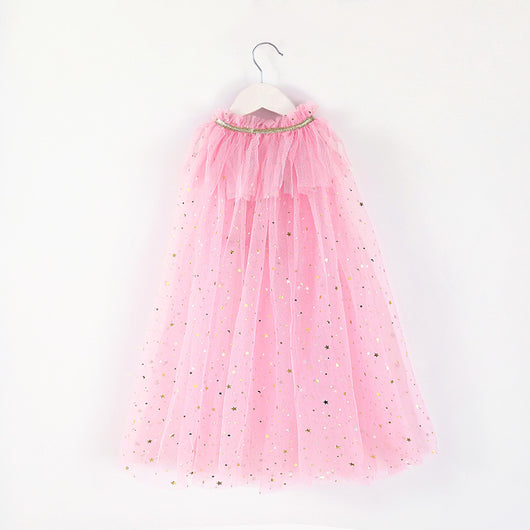 Capa Navideña Infantil con Red de Lentejuelas Brillantes - Image 24