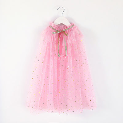 Capa Navideña Infantil con Red de Lentejuelas Brillantes - Image 25