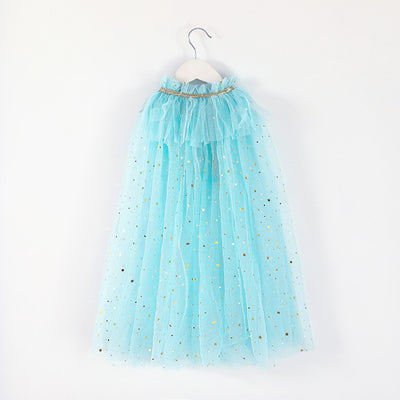 Capa Navideña Infantil con Red de Lentejuelas Brillantes - Image 26