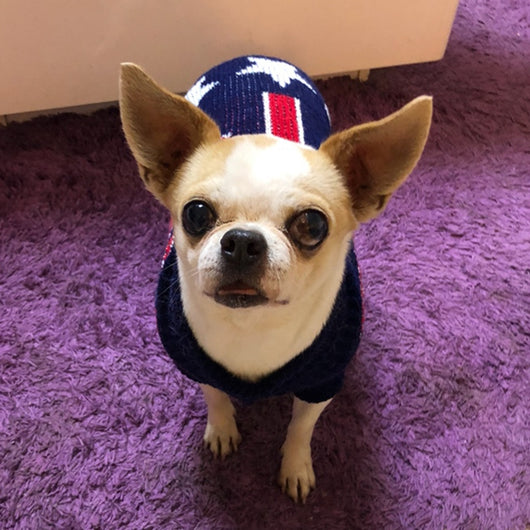 Suéter de Cuello Alto para Mascotas con Diseño de Copo de Nieve Navideño - Image 21