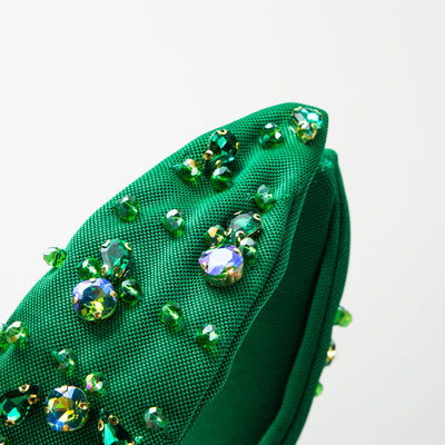 Diadema Elegante Ancha con Nudo y Cristales - Image 18