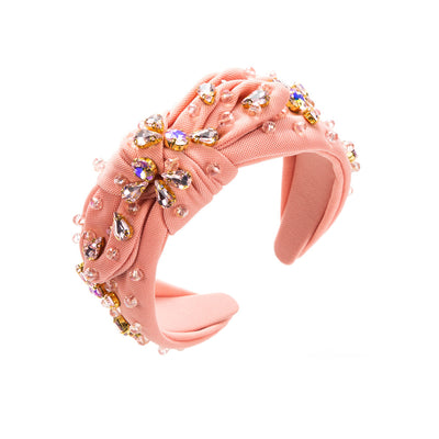 Diadema Elegante Ancha con Nudo y Cristales - Image 19