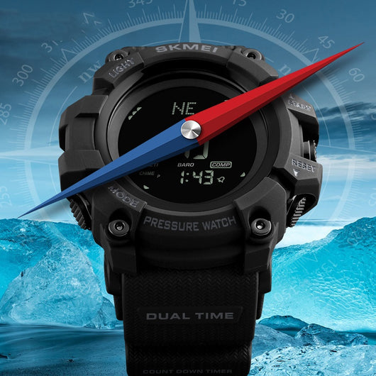 Reloj Deportivo Multifuncional con Brújula y Calendario para Hombre - Image 9
