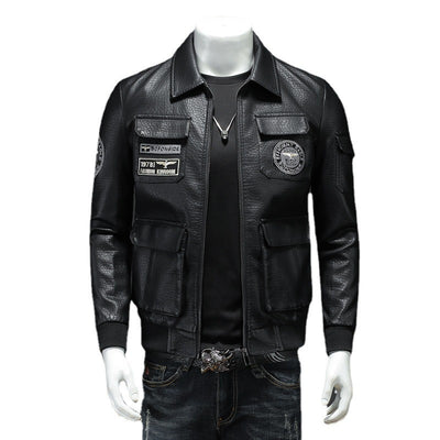 Abrigo de Cuero para Hombre Otoño Invierno - Corte Slim Elegante - Image 17
