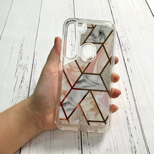 Funda de Teléfono Mármol Geométrico